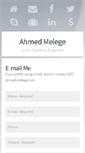 Mobile Screenshot of ahmed-melege.com