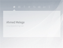 Tablet Screenshot of ahmed-melege.com